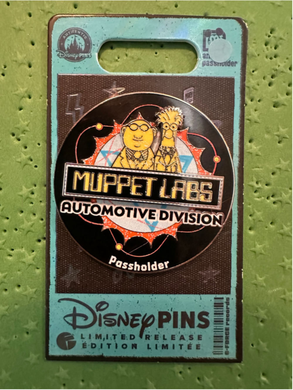 Disney Muppet Labs Automotive Division Limited Release Annual Passholder Pin